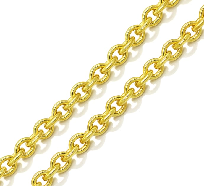 Foto 2 - Massive Anker Kette Goldkette 60cm lang in 14K Gelbgold, K3229