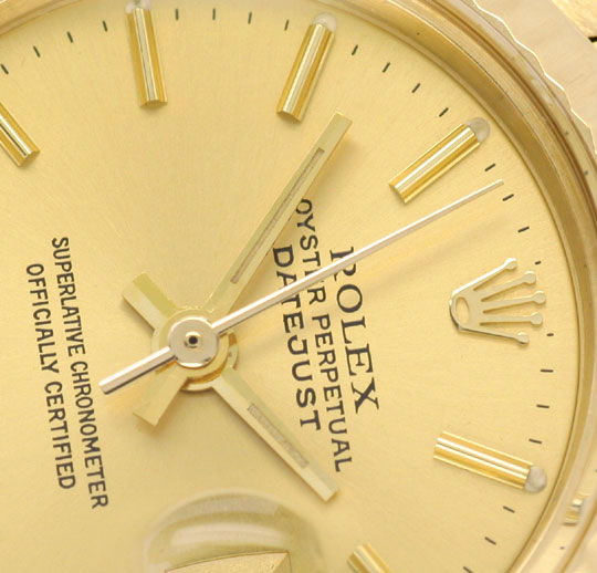Foto 3 - Rolex Damen Uhr Datejust Oyster Perpetual, Gold, U1148
